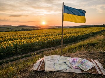 земельний пай поле пшениця українське село