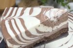 Торт "Зебра" без випічки: фото скрін рецепту