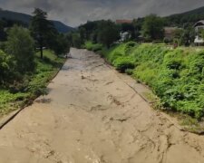 наводнения на Западе Украины, скриншот с видео