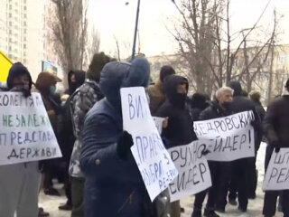 протест проти захоплення ринку "Столичний"