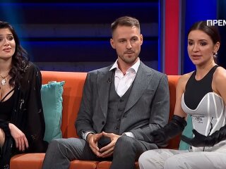 "Трійничок" між учасниками "Холостяк/Холостячка", скріншот: СТБ