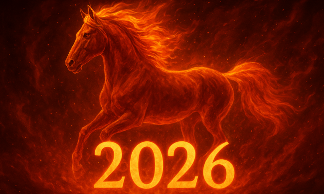 Новый 2026 год, Красная Лошадь, изображение: Знай.ua