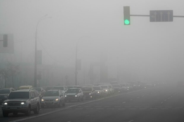 Харьковчане потеряются в густом тумане 21 февраля
