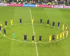 Збірна України з футболу, кадр з відео