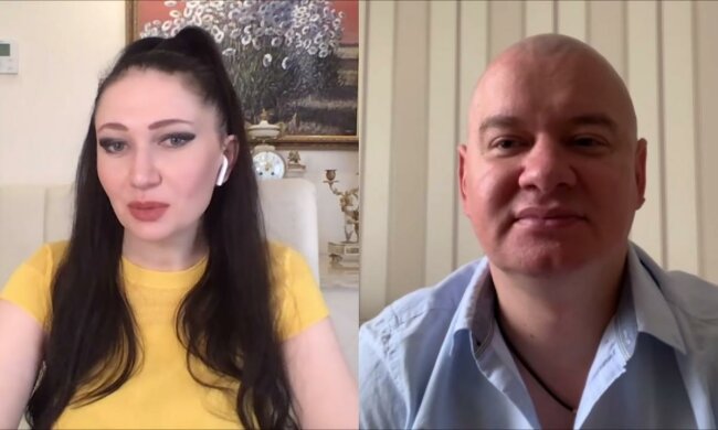 Евгений Кошевой и Алеся Бацман, скриншот с видео