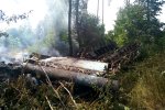 На Харківщині впав військовий літак: перші подробиці з місця катастрофи