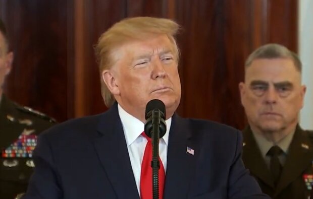Президент США Дональд Трамп, скриншот с видео