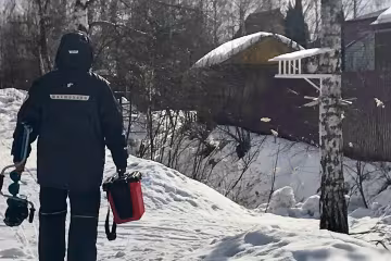 Дача зимой, фото из свободных источников
