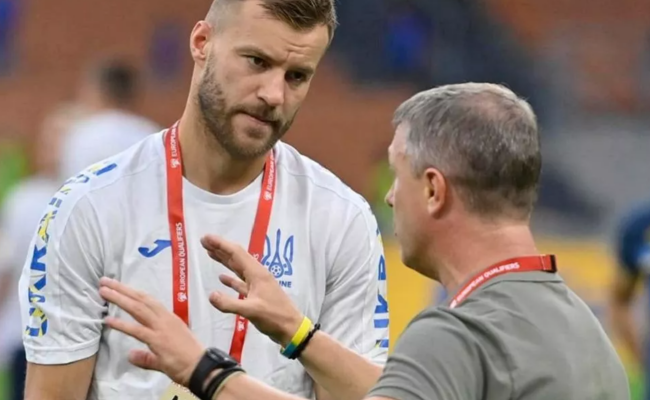 Андрій Ярмоленко та Сергій Ребров, фото: УАФ