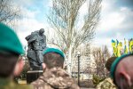 морпіхи вшанували пам'ять Т. Шевченка, фото: штаб ООС