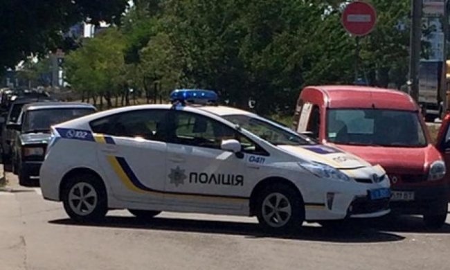 Патрульные полицейские попали в аварию 