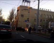 ДНРовцы протаранили авто с мирными донеччанами
