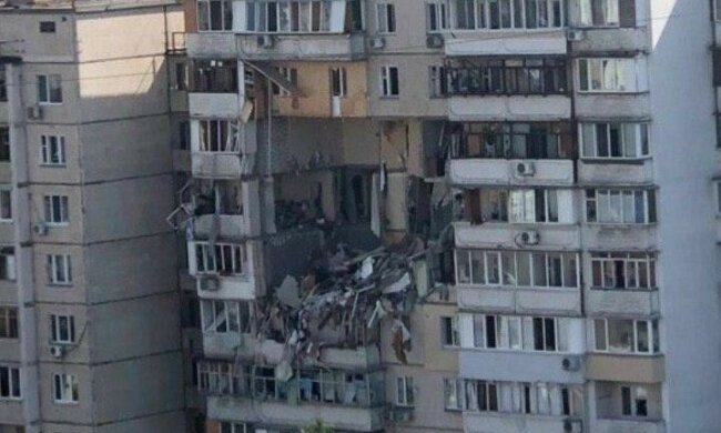 взрыв в Киеве, фото: соцсети