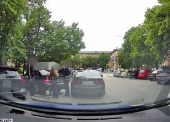 Патрульна поліція Запоріжжя оштрафувала водія BMW за дрифт