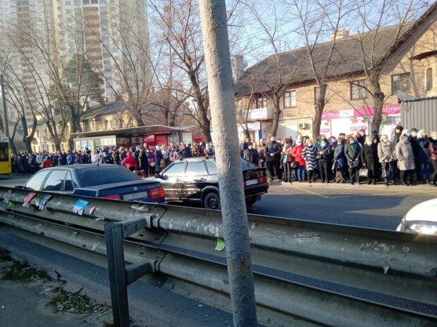 транспортний колапс у Києві, фото: Ігор Лесєв