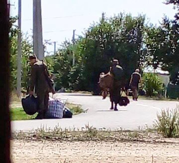 Окупанти відходять від позицій, фото: вільне джерело