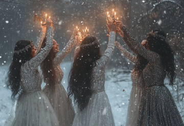 Зимнее солнцестояние, ритуалы, изображение из свободных источников