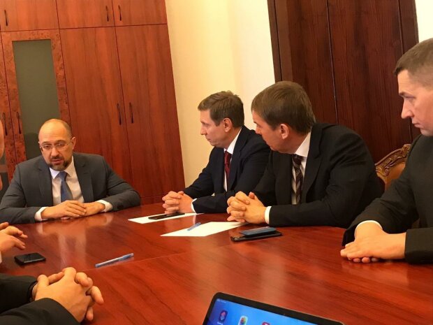 Сергей Шахов, встреча с министром Денисом Шмигалем