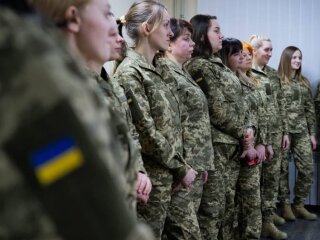Военные женщины украинки