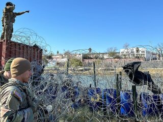 Ситуация на границе США и Мексики. Фото: ТСН