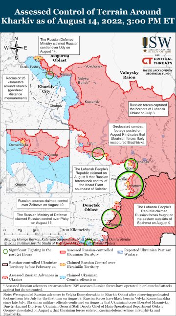 Карта бойових дій, фото: ISW