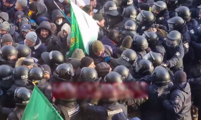 Акція протесту ФОП, скріншот з відео