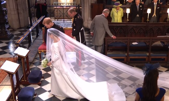 Весілля принца Гаррі та Меган Маркл, скріншот відео