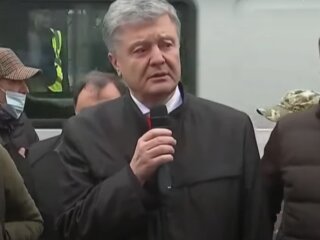 Порошенко у Львові, скріншот із відео