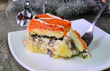 Салат "Арлекин", кадр из видео