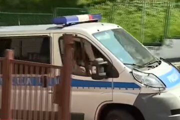 Польская полиция, фото: кадр из видео