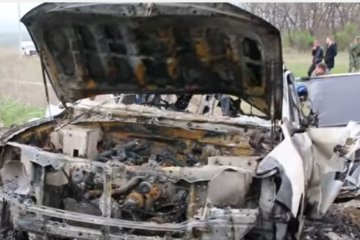 З'явилися перші кадри з місця загибелі спостерігача ОБСЄ
