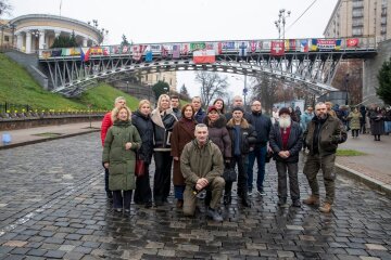 Кличко, Палатный и команда «УДАР» почтили Героев Небесной Сотни в День Достоинства и Свободы