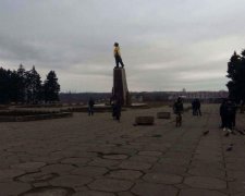Запорожці проігнорували мітинг проти демонтажу Леніна