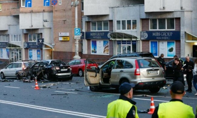 Вибух авто в центрі Києва: поліція отримала важливий відеодоказ