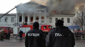 Пожежа в Полтавському кінотеатрі, фото: np.pl.ua