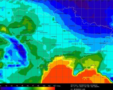 Погода в Украине, фото: Meteopost com