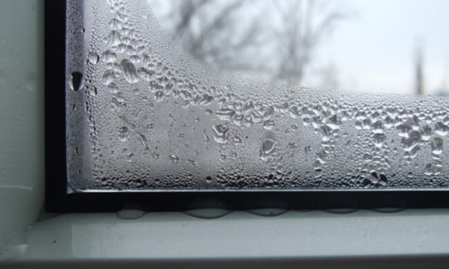 Конденсат на вікнах, фото із вільних джерел