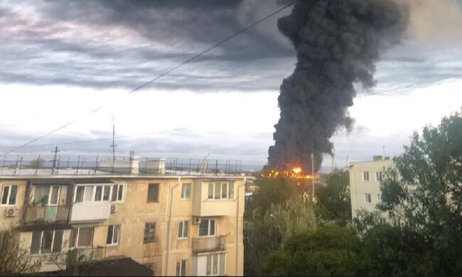 Взрыв в Севастополе, фото: Telegram