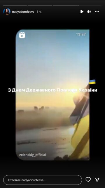 Надя Дорофеева, скриншот: Instagram Stories