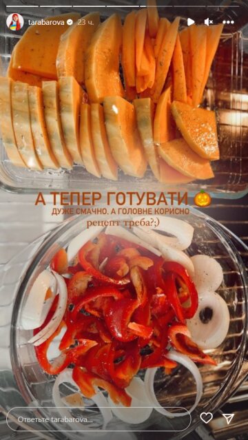 Stories Светланы Тарабаровой, скриншот: Instagram