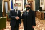 Володимир Зеленський і Оксана Маркарова, фото president.gov.ua