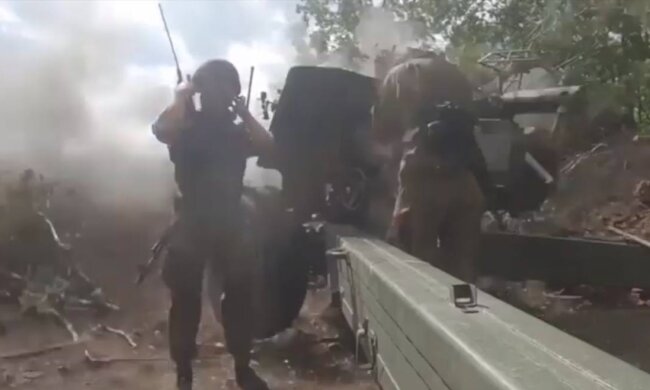Російські окупанти, фото: скріншот із відео