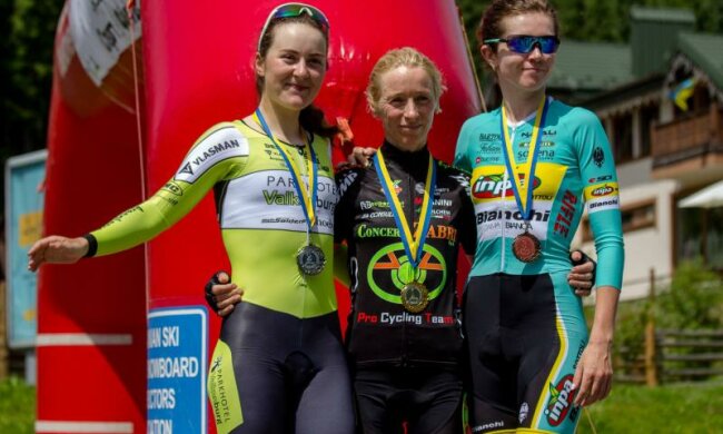 Опытная велосипедистка стала победительницей чемпионата Украины