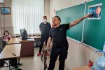 Урок в школі / фото : Муніципальна варта Ірпеня