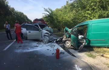 Лобове зіткнення під Києвом забрало життя трьох, залишилася лише купа металу: моторошні кадри