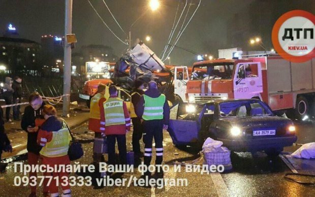 Опубліковано відео з місця жахливої ДТП у Києві