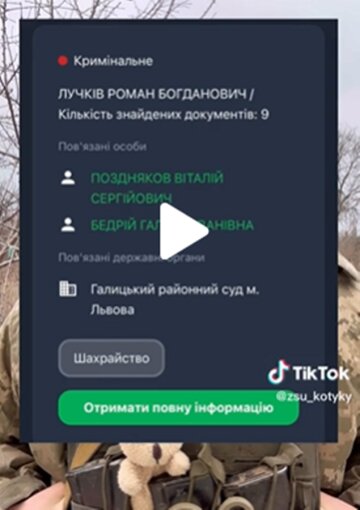 Военного обокрали во Львове, tiktok