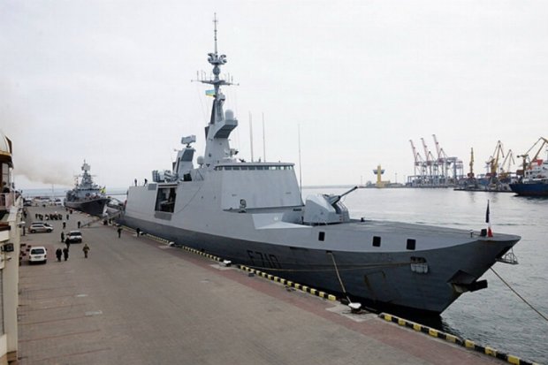 Французский фрегат прибыл в Одессу (фото)