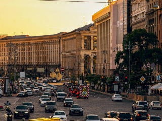 Украинцы, авто, фото из соцсетей