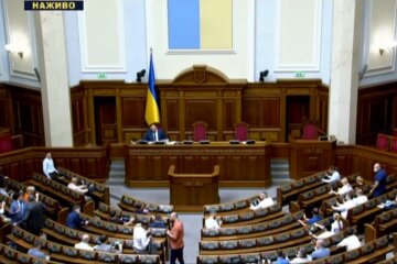 Голосування у Верховній Раді, скріншот з відео